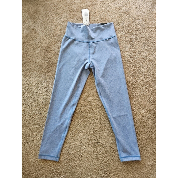 Adidas Women’s Optime Training 7/8 Leggings Blue Size Medium NEW $55 - Picture 1 of 6